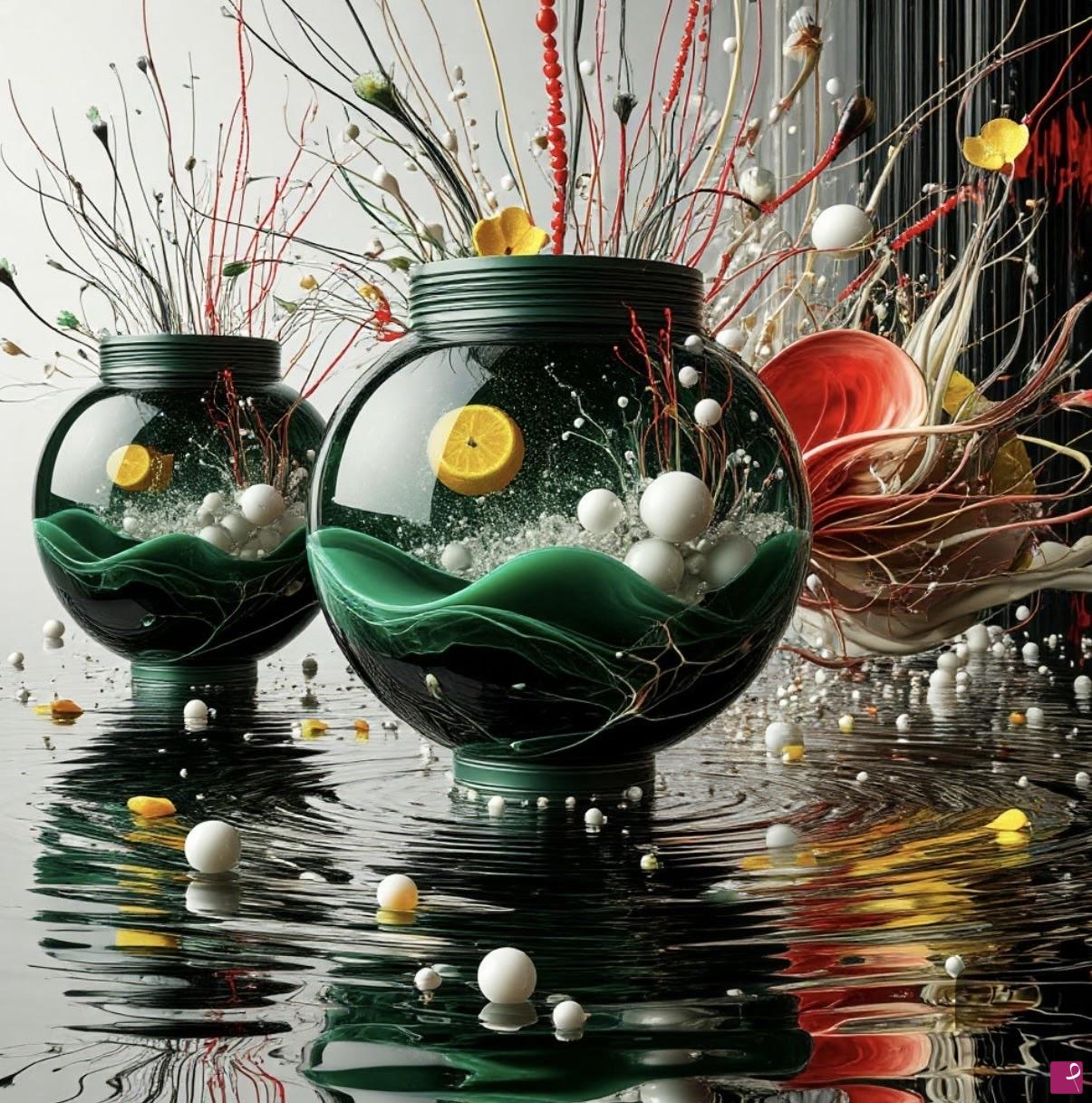 quadri in vendita online - Life in Glass Spheres