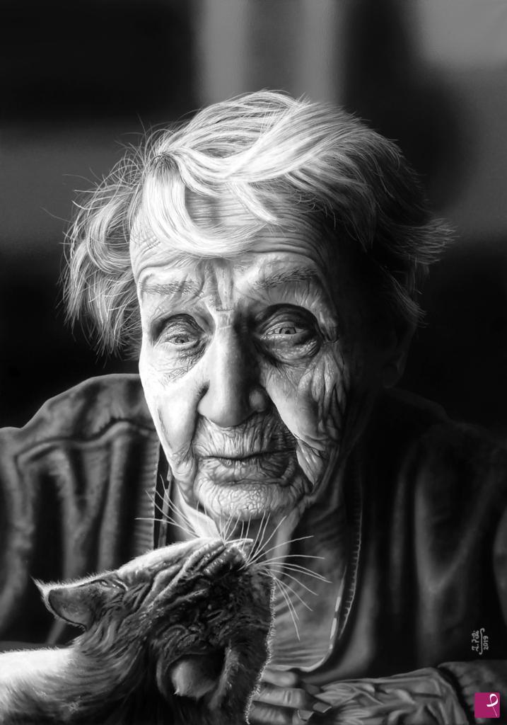 quadri in vendita online - Life scenes in black and white #2