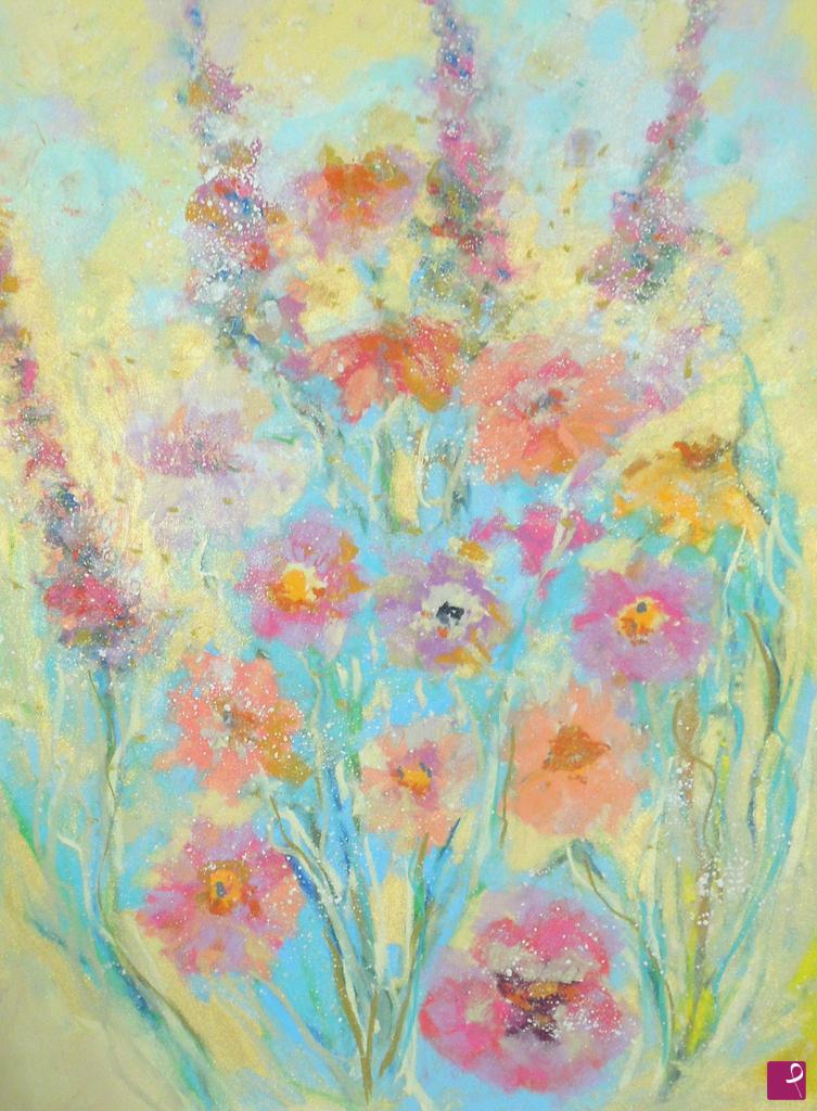 quadri in vendita online - Light on the flowers - 277