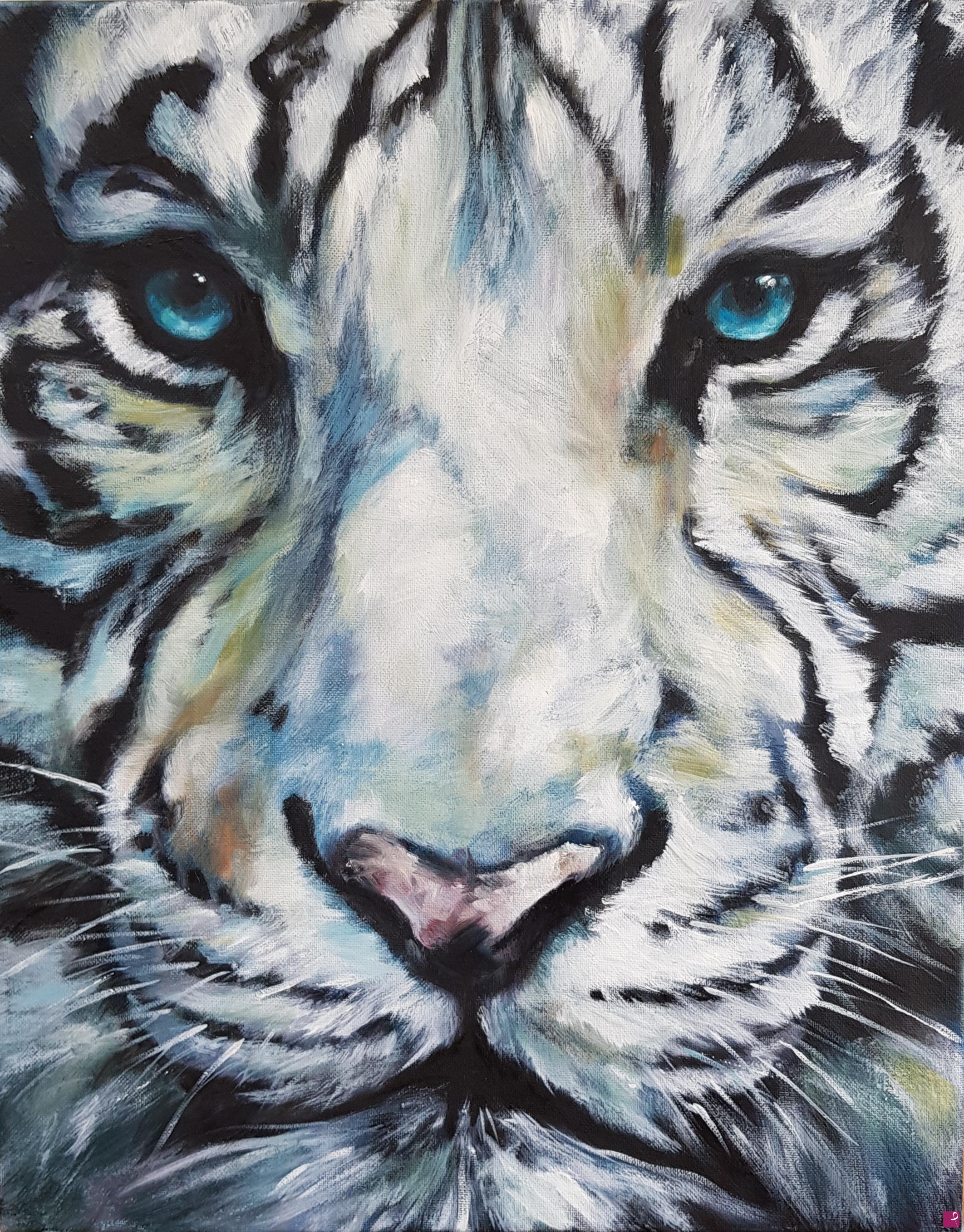 quadri in vendita online - Like a tiger (tigre)