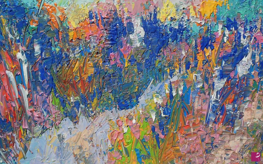 quadri in vendita online - Like rain upon the trees - 421