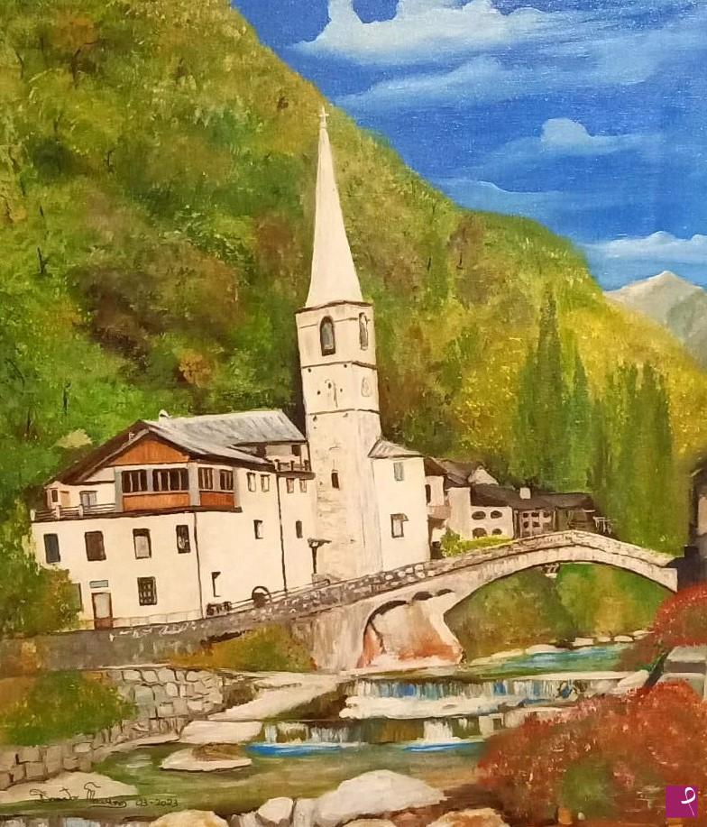 quadri in vendita online - lilianes (valle d'aosta)