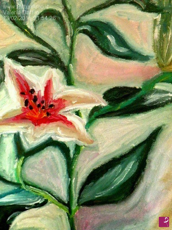 quadri in vendita online - Lilium rosa