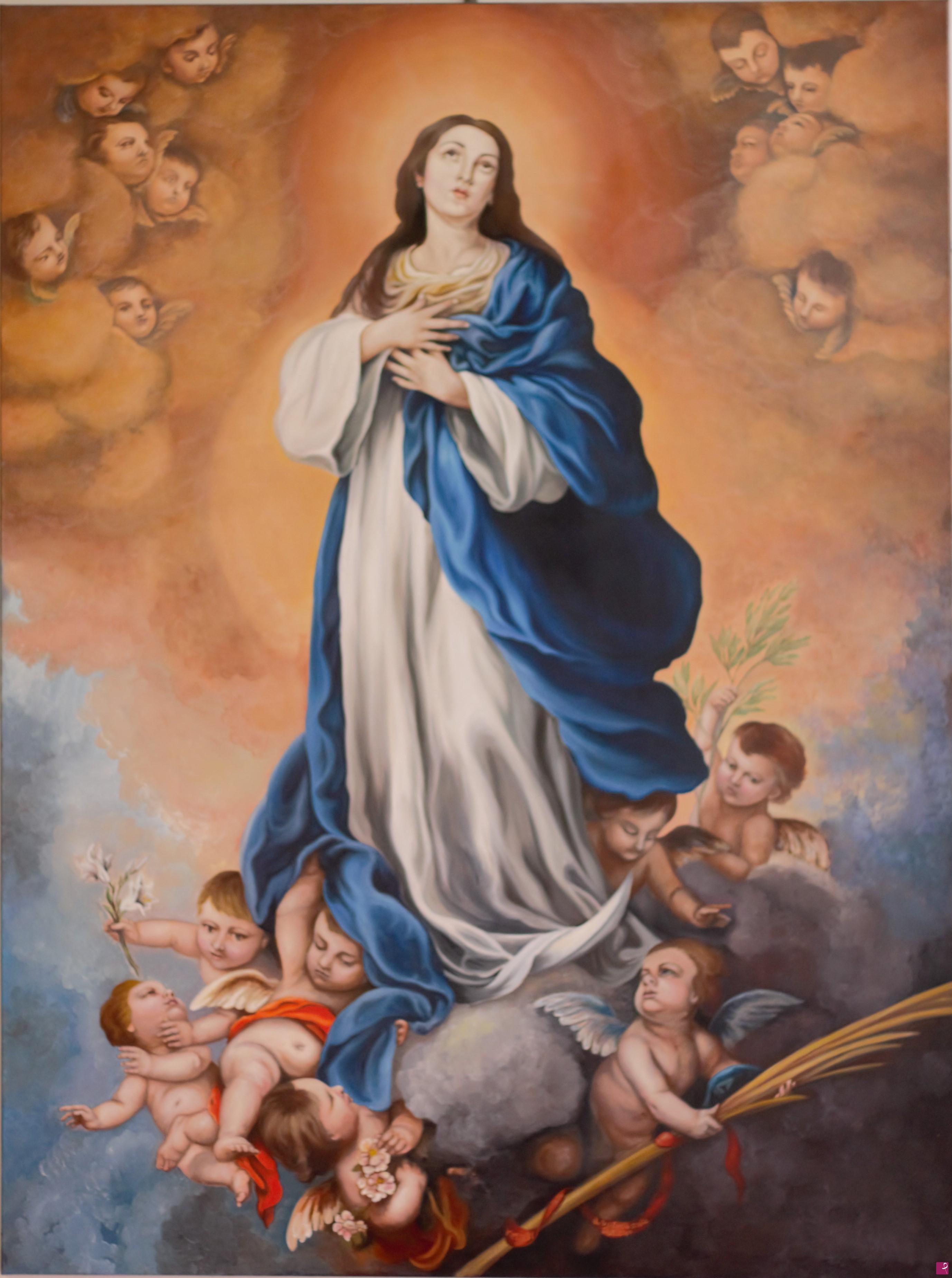 quadri in vendita online - L'Immacolata Concezione di Los Venerables - copia d'autore