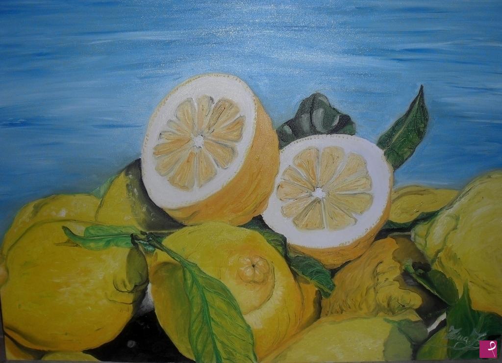 quadri in vendita online - limoni di pane