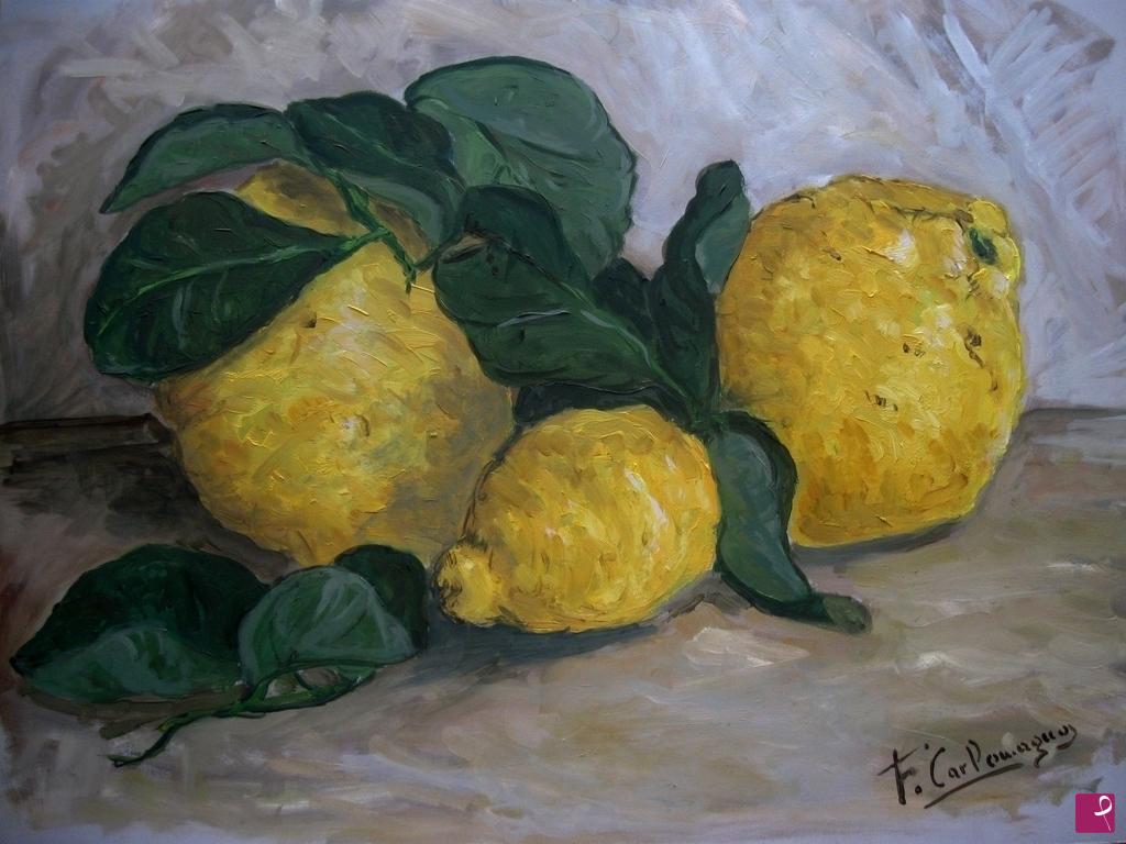 quadri in vendita online - Limoni di sorrento