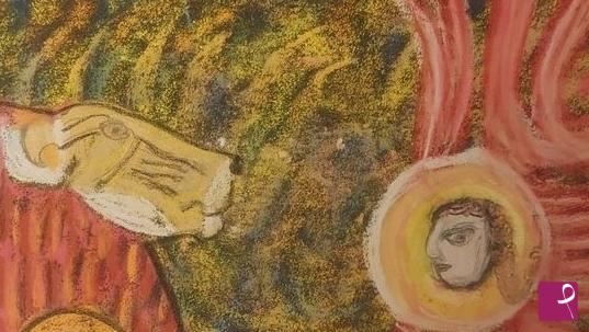 quadri in vendita online -  L'incontro della religione pagana e cristiana