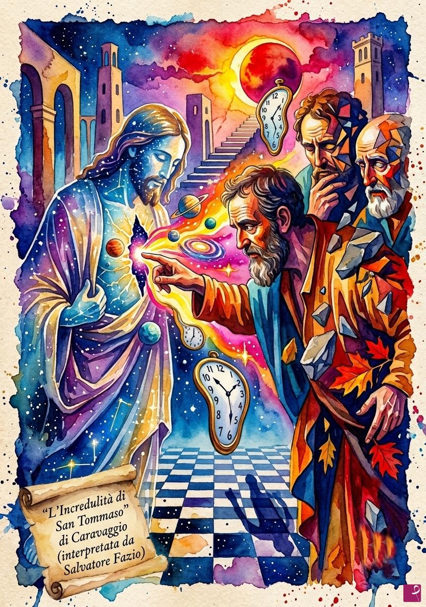 quadri in vendita online - L'INCREDULITA' DI SAN TOMMASO