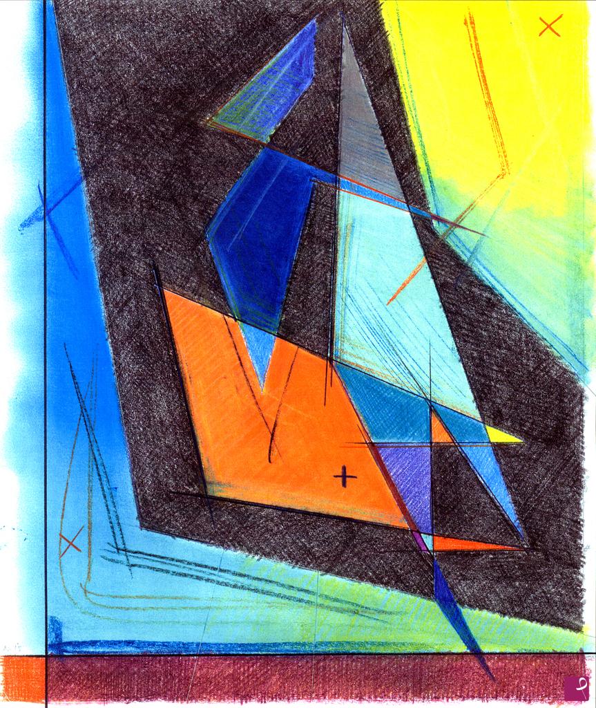quadri in vendita online - linear transformation 01 - sketch 03