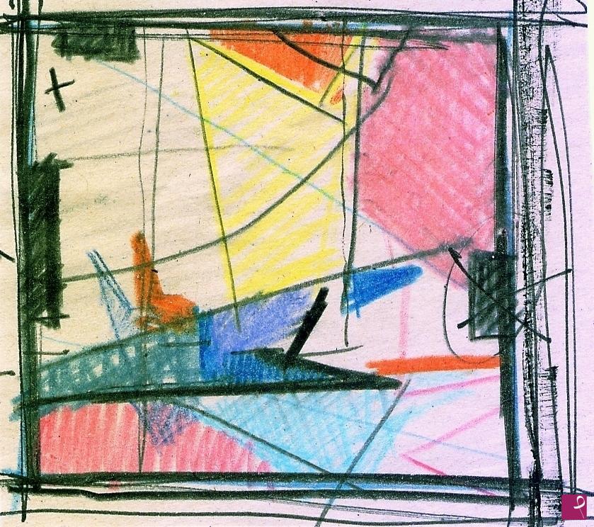 quadri in vendita online - linear transformation 02 - alternate 02 - mini sketch