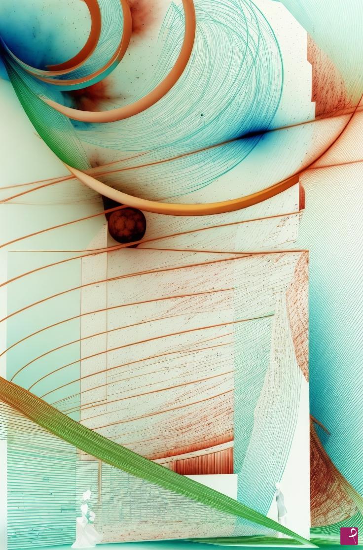 quadri in vendita online - Lines and curves