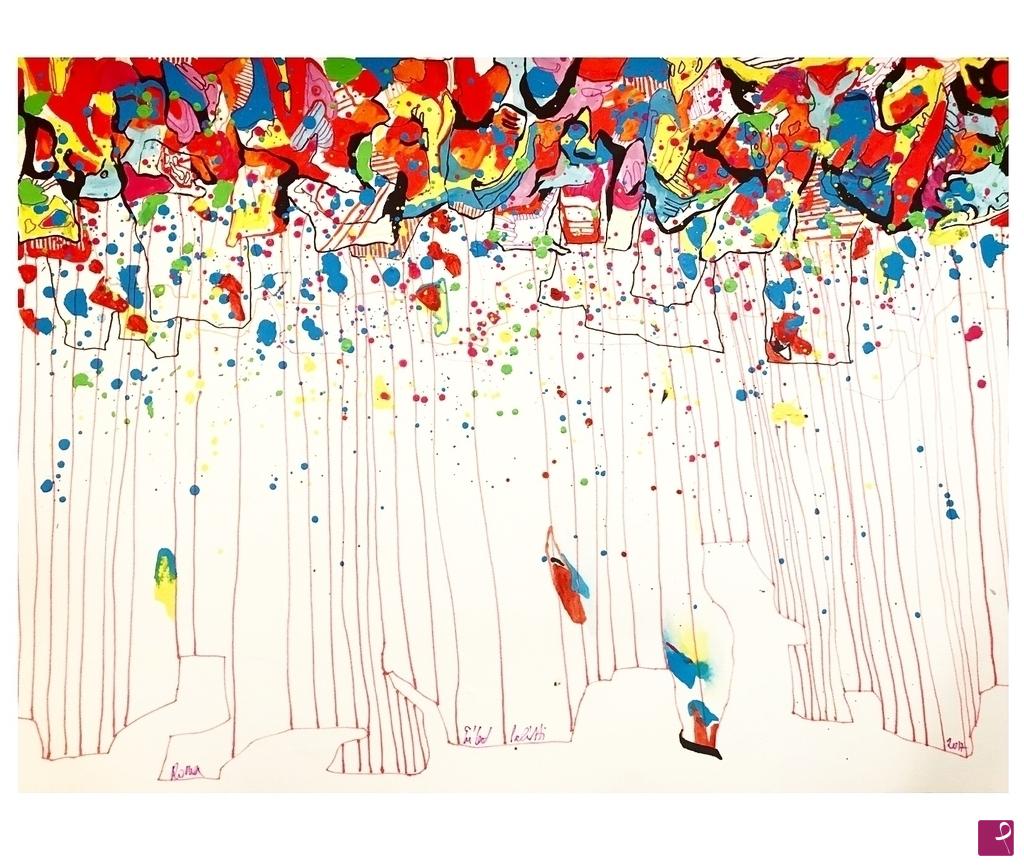 quadri in vendita online - "Lines of Emotion III"