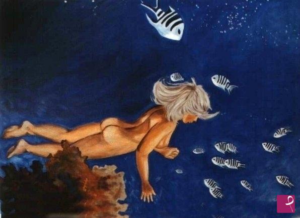quadri in vendita online - l'infinita tranquillità del mare