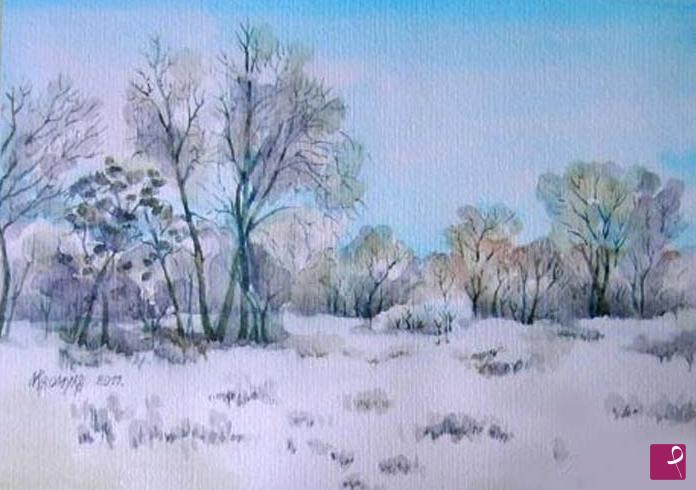quadri in vendita online - l'inverno