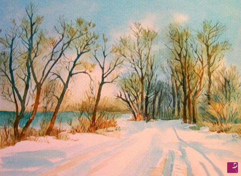 quadri in vendita online - l'inverno russo