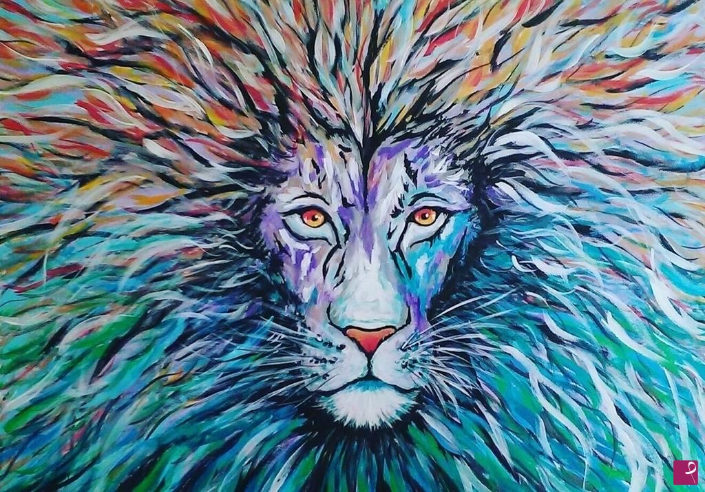 quadri in vendita online - Lion