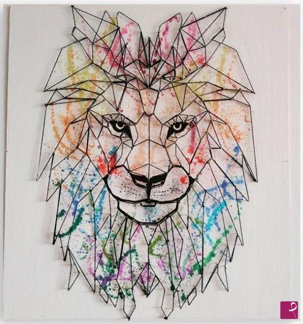 quadri in vendita online - Lion