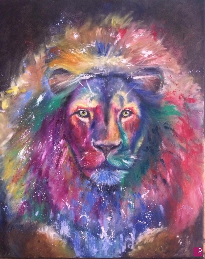 quadri in vendita online - Lion