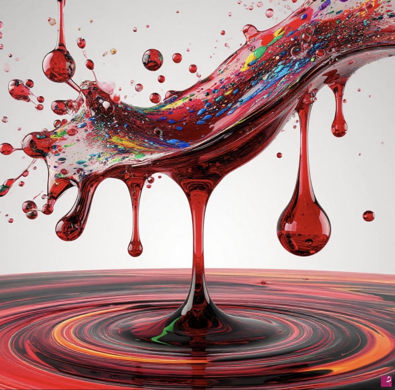 quadri in vendita online - Liquid marble