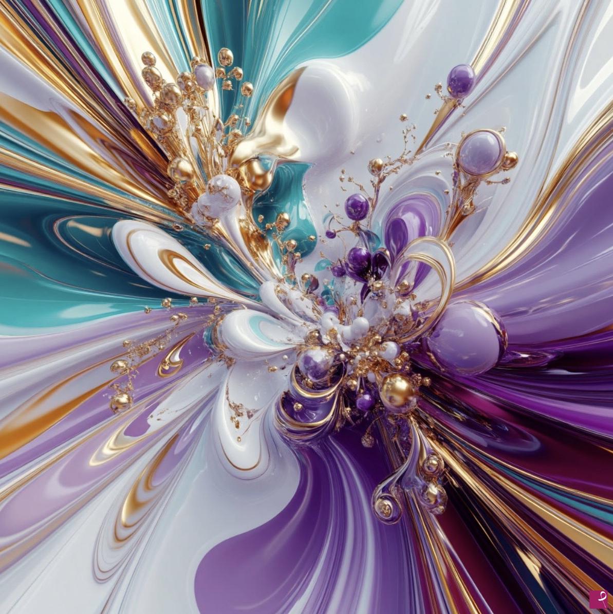 quadri in vendita online - Liquid marble