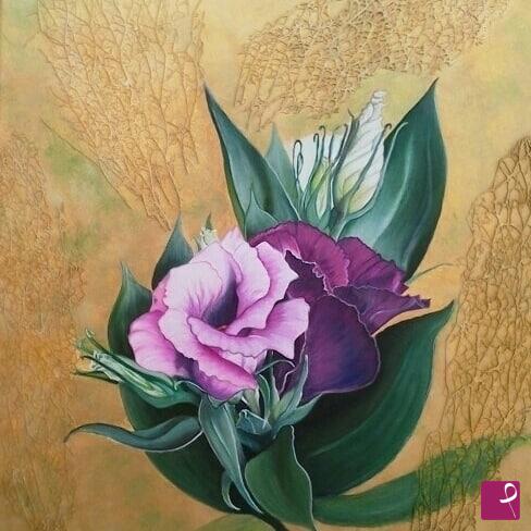 quadri in vendita online - Lisianthus