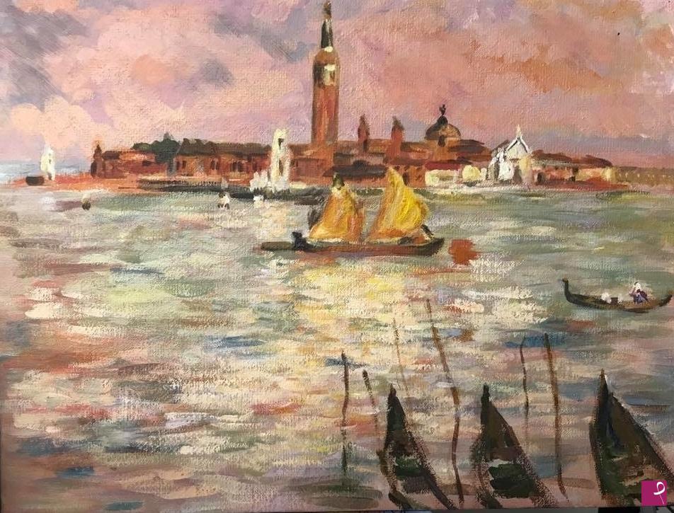 quadri in vendita online - l'isola di San Giorgio 