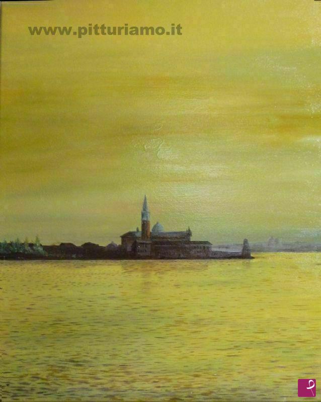 quadri in vendita online - L'isola di San Giorgio
