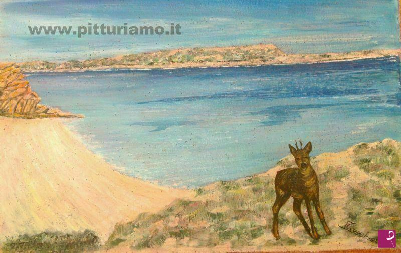 quadri in vendita online - L'ISOLA DI SPARGI