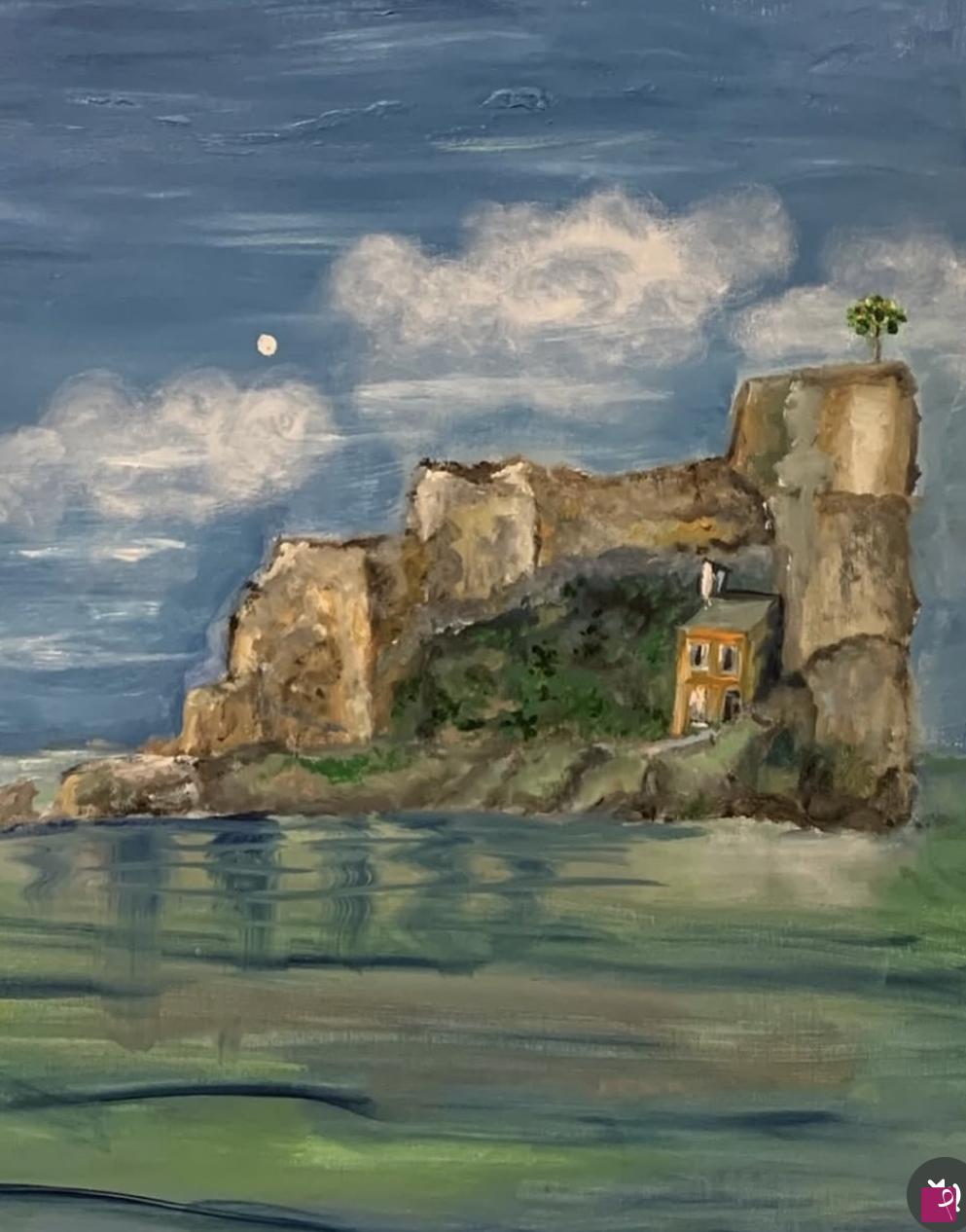 quadri in vendita online - L’isola segreta