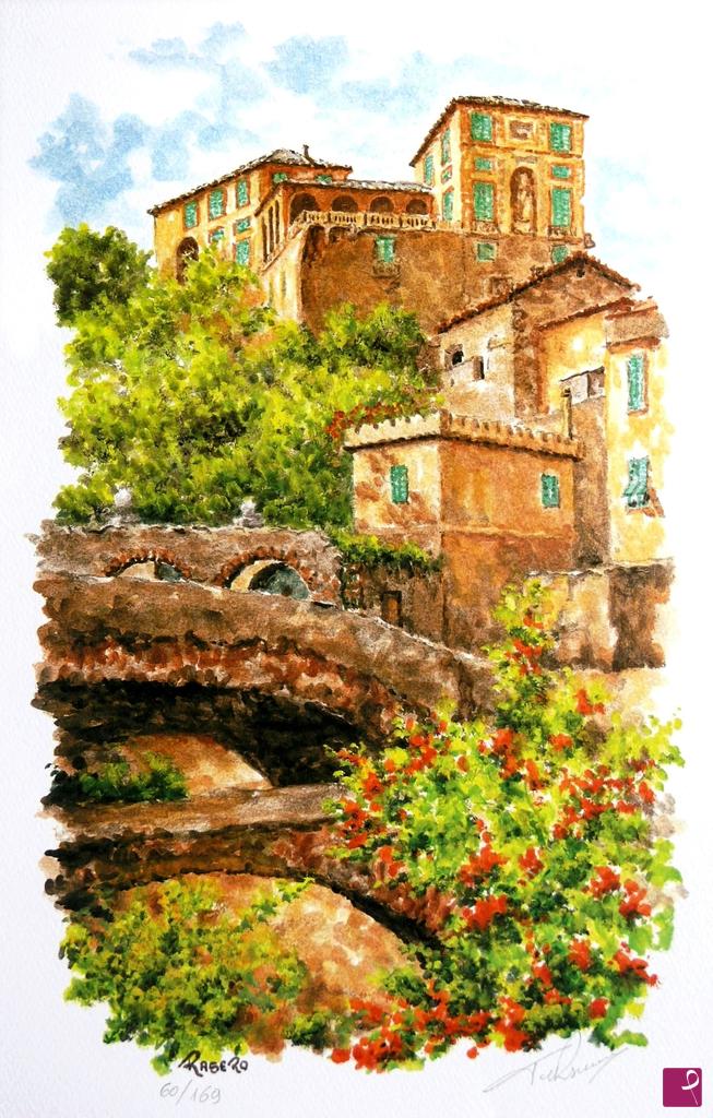 quadri in vendita online - Litografia N. 34 - Castello Doria