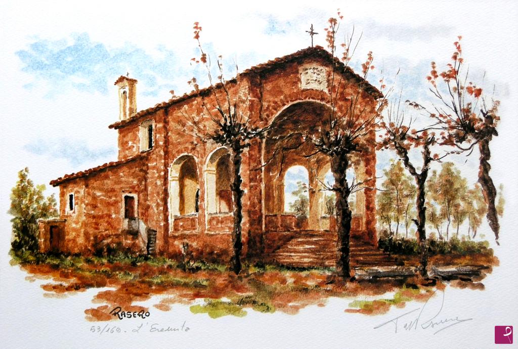 quadri in vendita online - Litografia N. 35 - L'Eremita