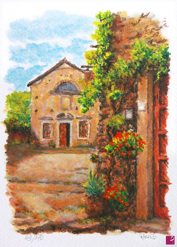 quadri in vendita online - Litografia N. 4 - S. Agostino