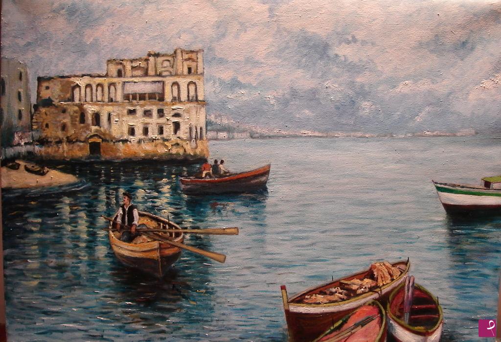 quadri in vendita online - Litorale Posillipo-Napoli