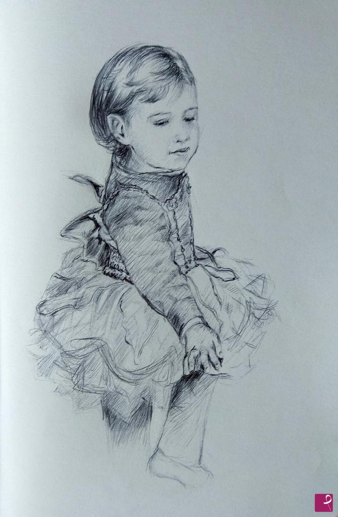 quadri in vendita online - Little dancer