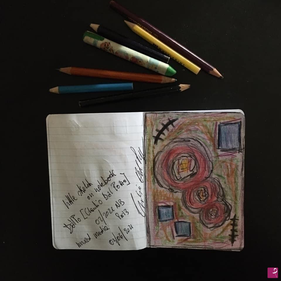 quadri in vendita online - “little sketch on notebook” 