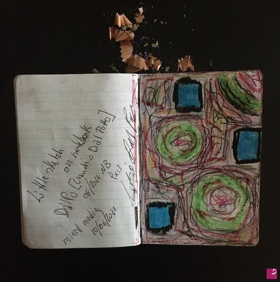 quadri in vendita online - “little sketch on notebook” 