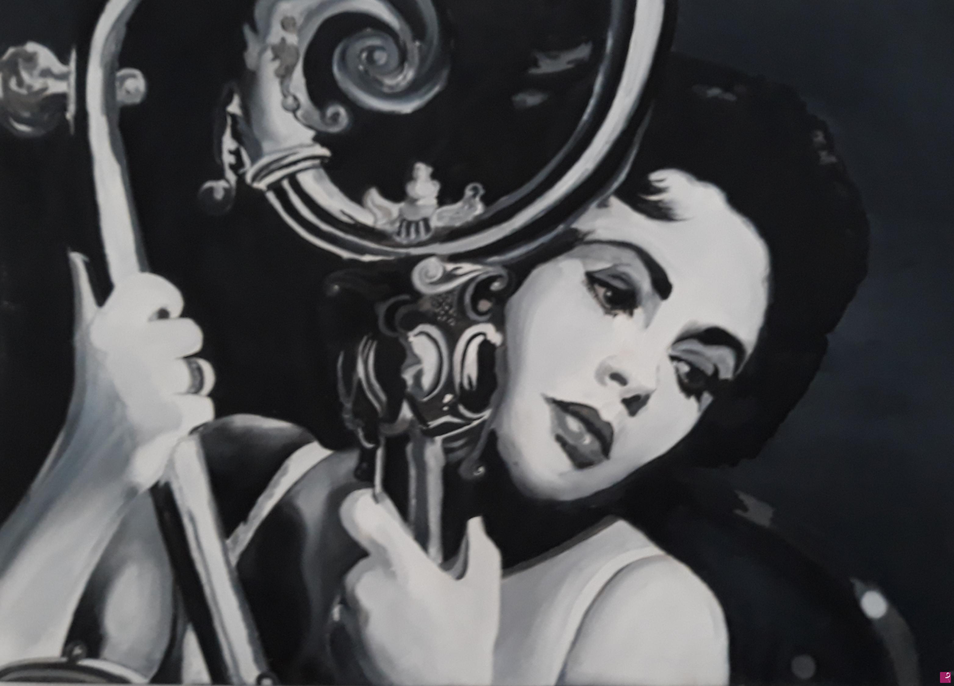 quadri in vendita online - LIZ TAYLOR-ĹA GATTA SUL TETTO CHE SCOTTA