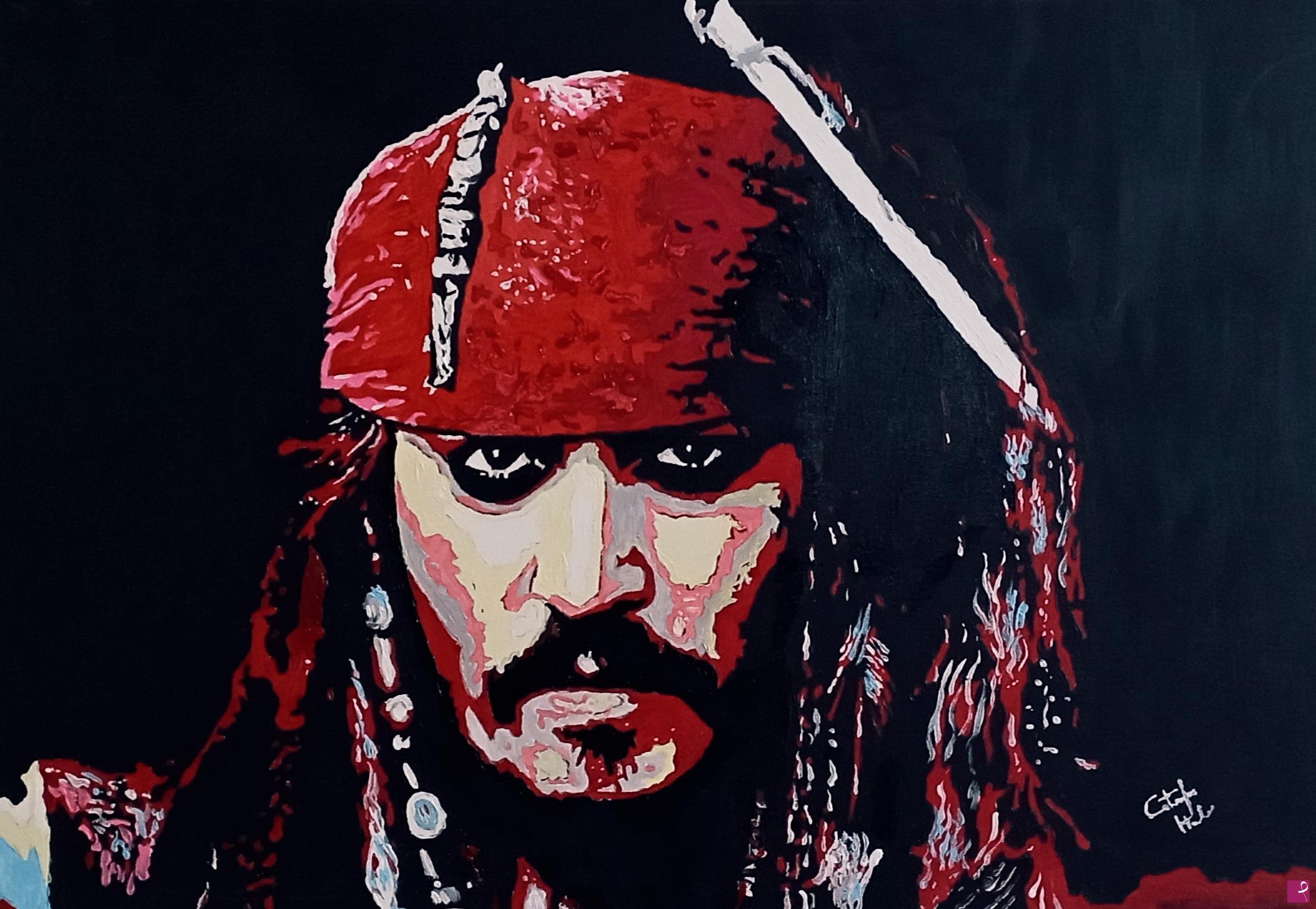 quadri in vendita online - Lo sguardo del pirata 