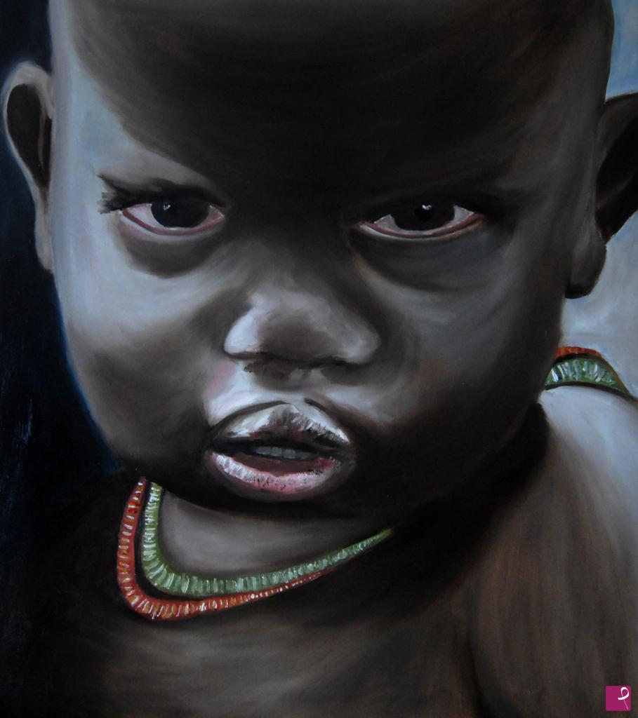 quadri in vendita online - Lo sguardo fiero dell'Africa