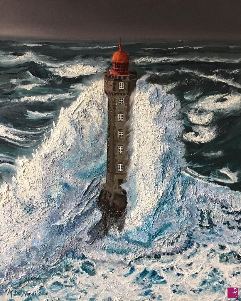 quadri in vendita online - L'Oceano abbraccia la Jument