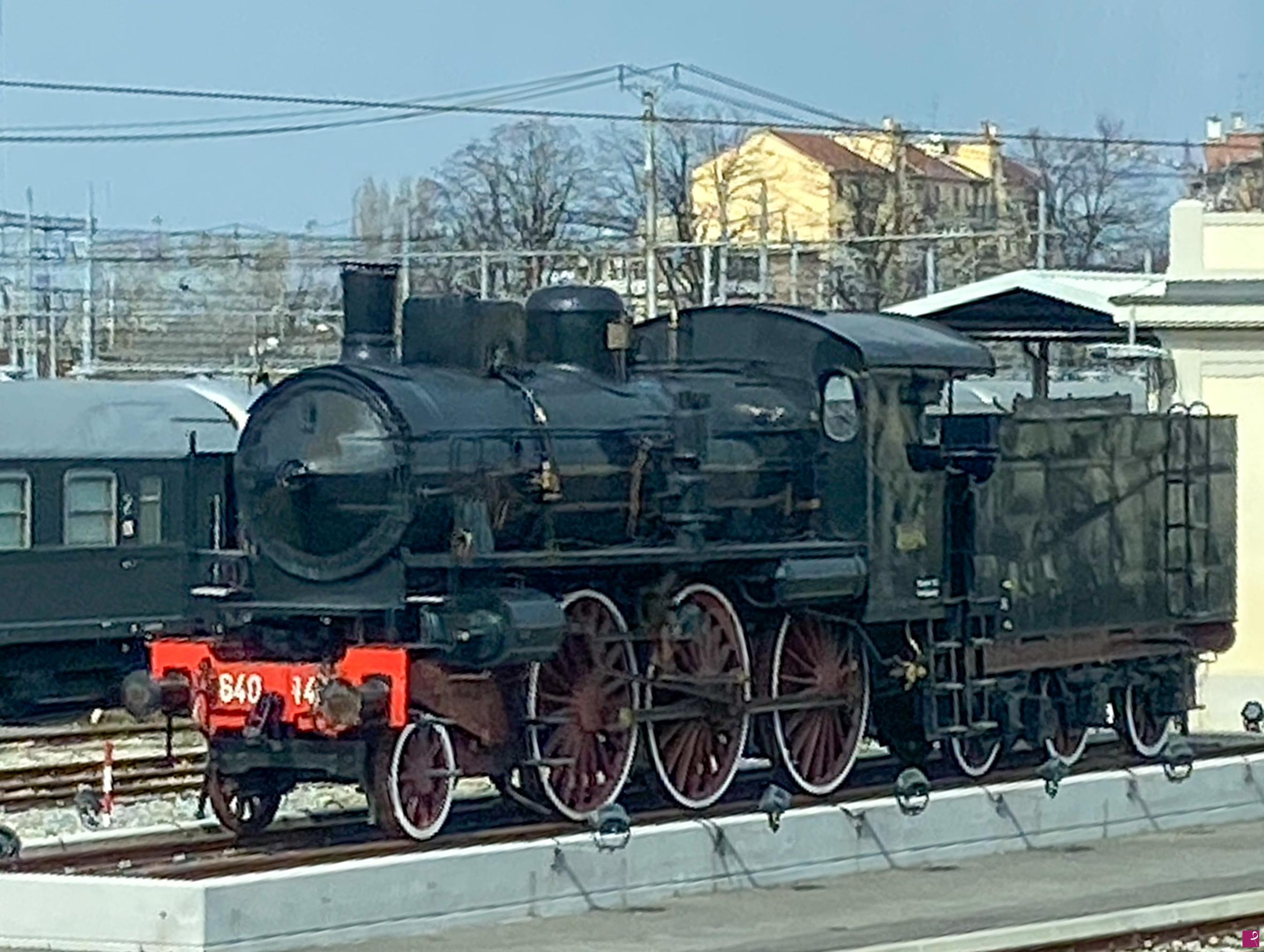 quadri in vendita online - Locomotiva storica 