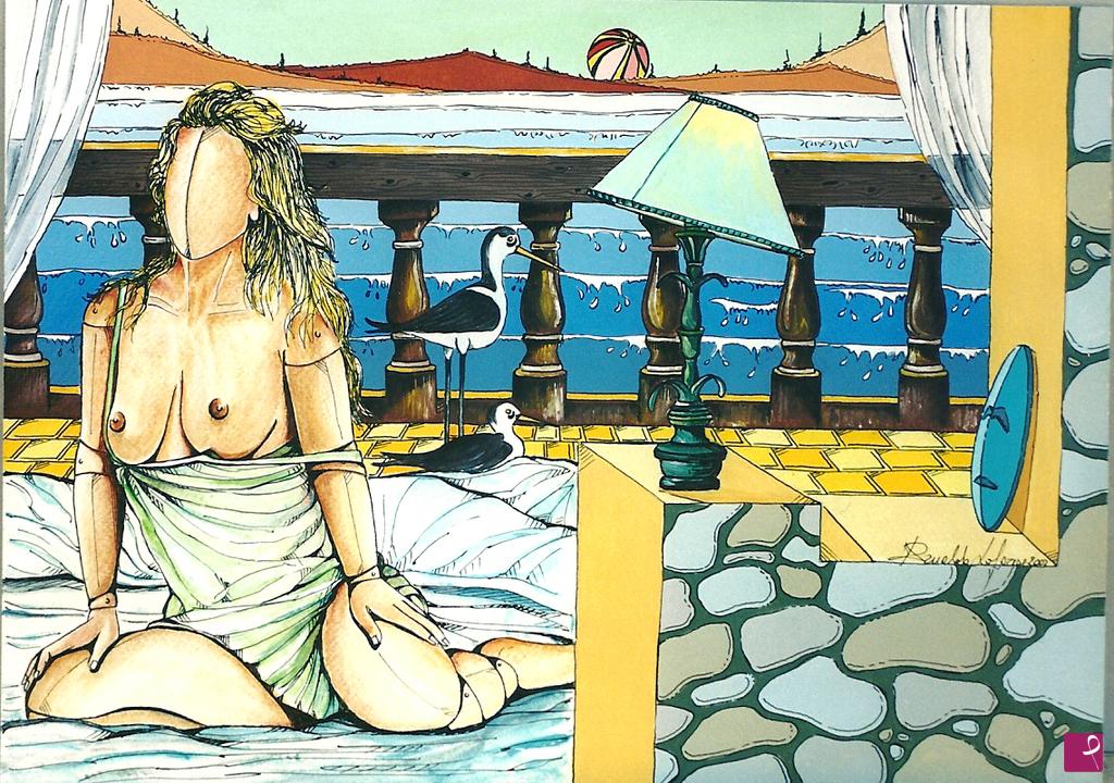 quadri in vendita online - L'Odalisca