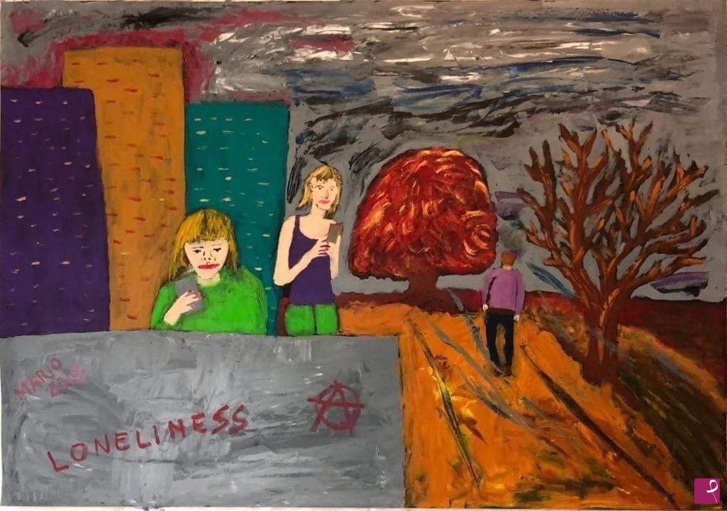 quadri in vendita online - Loneliness 