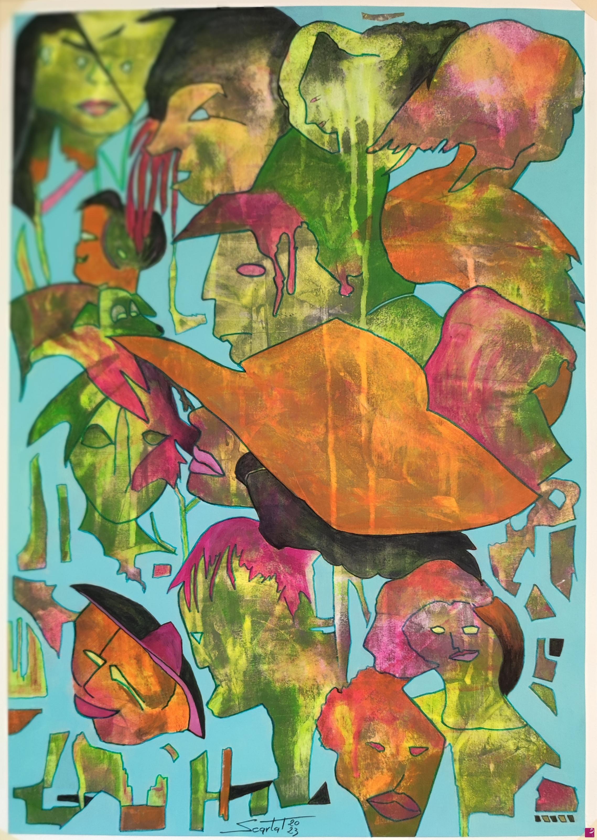 quadri in vendita online - Looking inside the colors