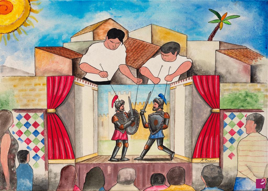 quadri in vendita online - L'Opera dei Pupi