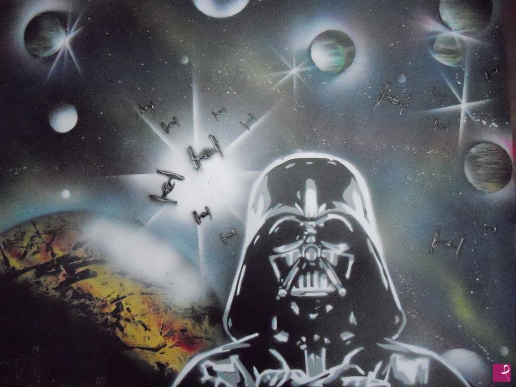 quadri in vendita online - Lord Darth Fener -----------guerre stellari..