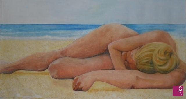 quadri in vendita online - L'originale nudità