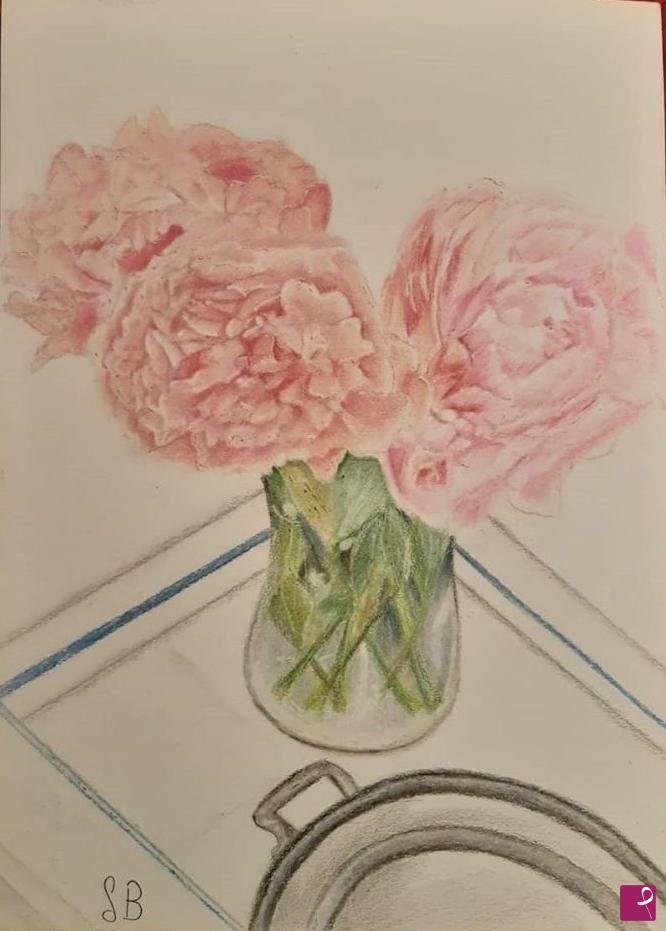 quadri in vendita online - Lory's peonies
