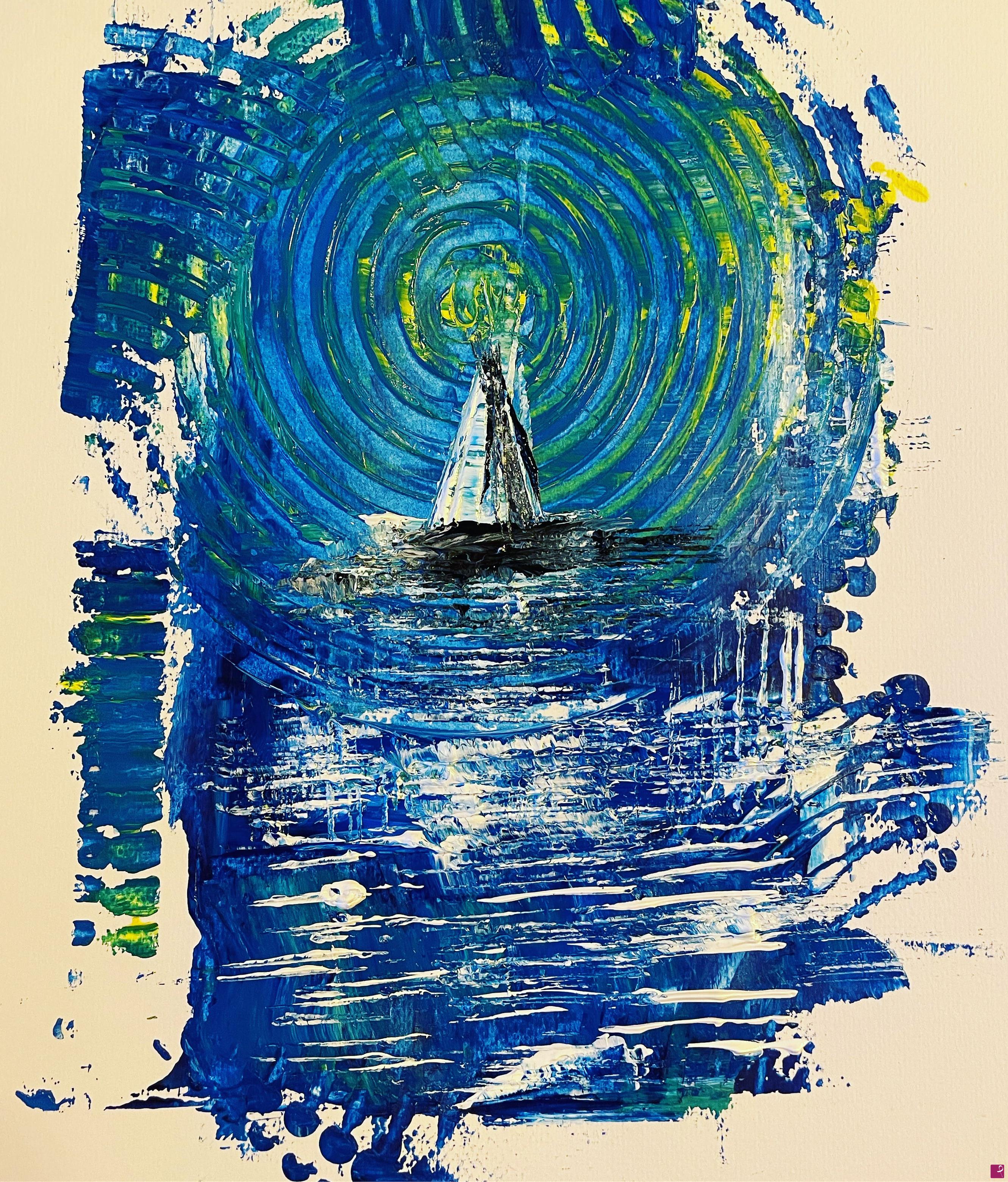 quadri in vendita online - Lost in sea