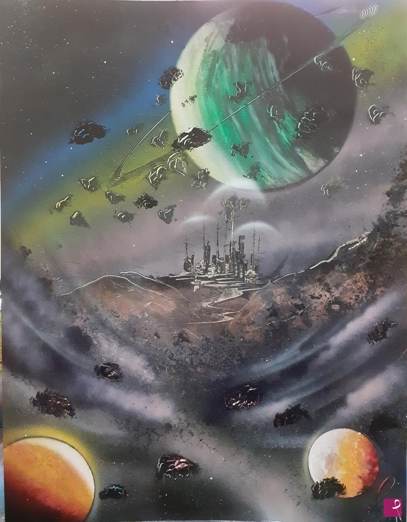 quadri in vendita online - Lost in space